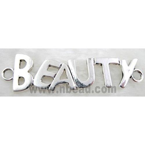 Tibetan Silver PEACE pendant, lead free and nickel free