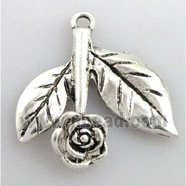 Tibetan Silver pendant, lead free and nickel free