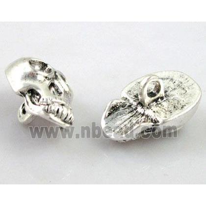 Tibetan Silver Skull beads, Lead free and nickel Free