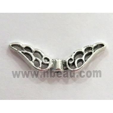 angel wing tibetan silver beads, Non-Nickel