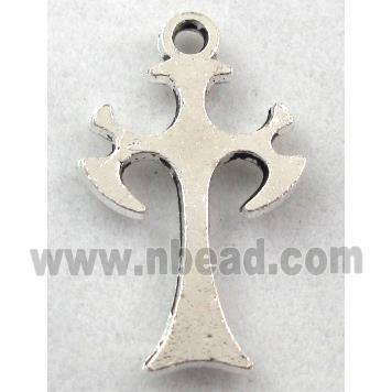 Tibetan Silver pendants, Zn Alloy