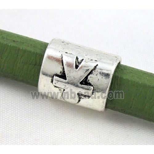 tibetan silver charms bead non-nickel
