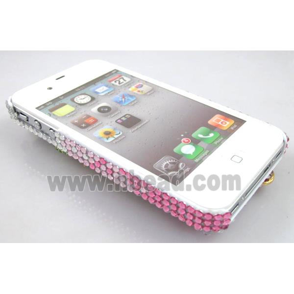 iPhone 4&4S Peacock Diamond Rainstone Case Cover