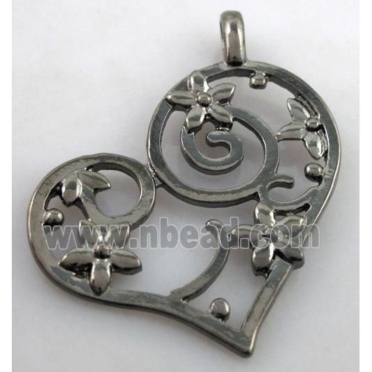 alloy pendants, black
