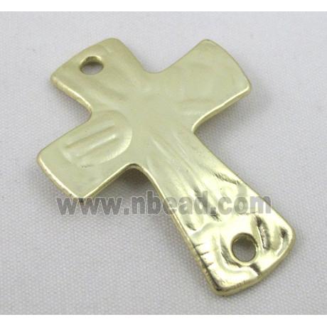 cross alloy connector, duck-gold
