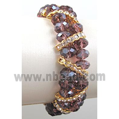 Clear Middle East Rhinestone Beads, Nickel Free, Platinum Plated