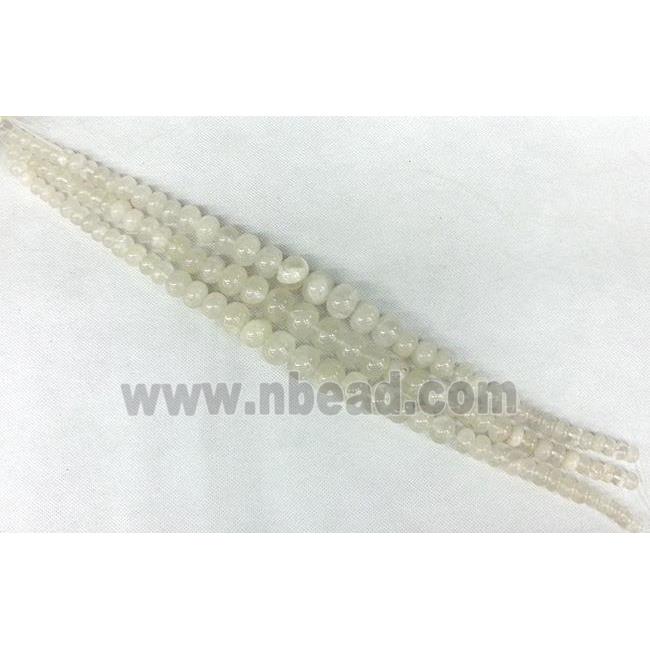 Agate stone beads necklace chain, abacus