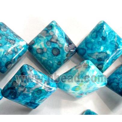 Rain colored stone bead, stability