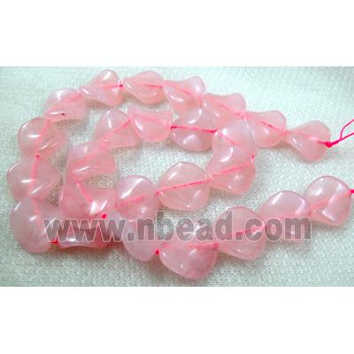 Natural Twist Coin Gemstone bead
