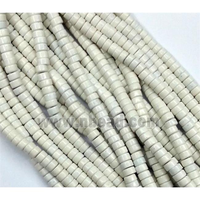 Gold edge ore, heishi, white