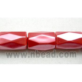 Hematite Magnetic Facet Tube Beads