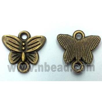tibetan silver butterfly pendant non-nickel, bronze