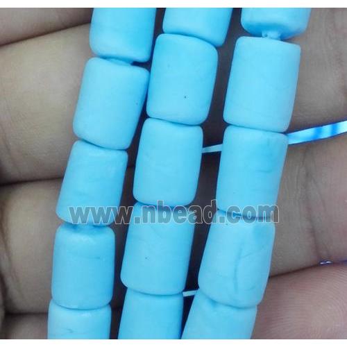 matte lampwork bead, tube