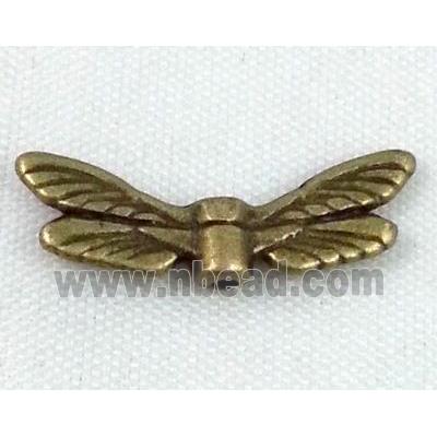 angel wing tibetan silver beads non-nickel, bronze