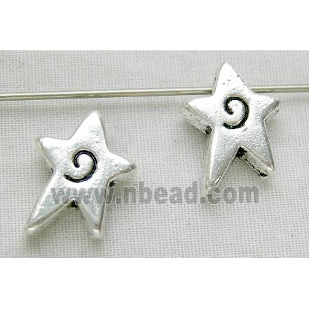 Tibetan Silver Star Spacer Non-Nickel