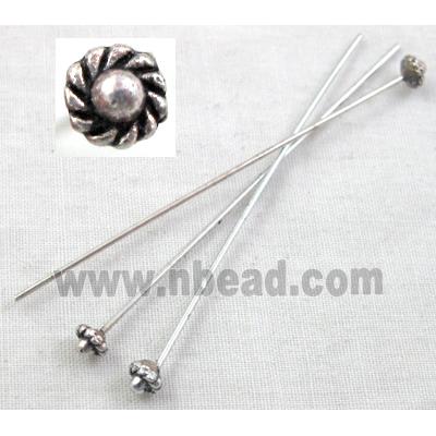 Fancy Pin, Tibetan Silver Non-Nickel