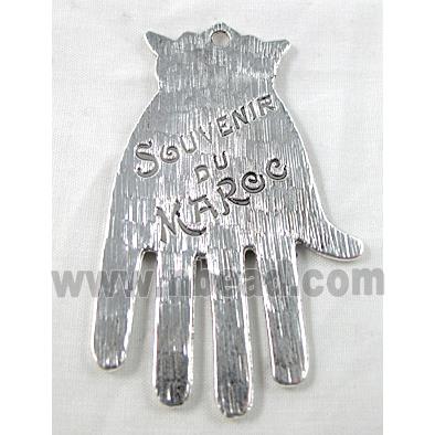 tibetan silver Hamsa Hand Pendant non-nickel