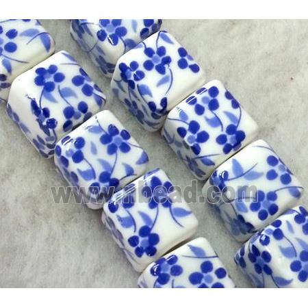 Porcelain beads, cube