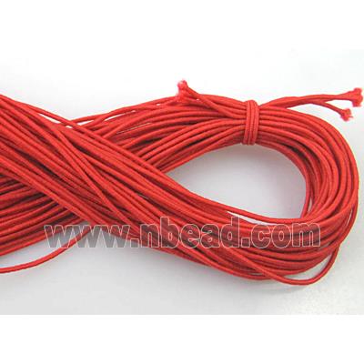 elastic fabric wire, binding thread, red