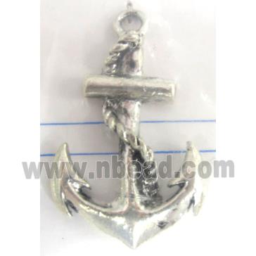 Tibetan Silver anchor pendants