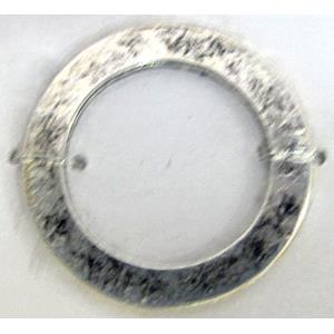 Tibetan Silver ring, Lead free and nickel Free, 23mm dia
