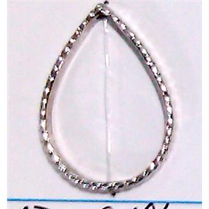 Tibetan Silver ring beads, Lead free and nickel Free, 20x28mm
