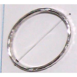 Tibetan Silver ring beads, Lead free and nickel Free, 23x28mm