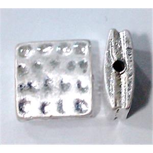 Tibetan Silver spacer beads, lead free and nickel free, 11x11mm