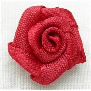 Red Hand-Weave Clothing Rose Pedals, 16mm diameter