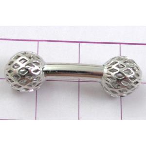 Platinum plated copper Ball, 30mm length, ball:9.5mm