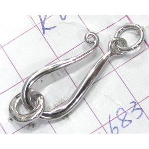Copper toggle clasps, 10x36mm, color code: E golden