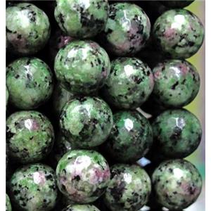 Ruby Zoisite bead, faceted round, approx 6mm dia, 62pcs per st