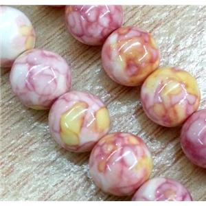 Rainforest jasper beads, round, stability, approx 4mm dia, 15.5 inches