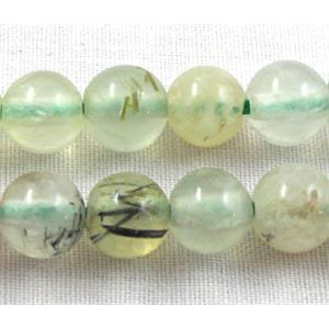Prehnite Beads, AA Grade, Round, 6mm dia, approx 65pcs per st.