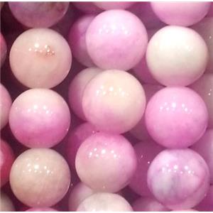 Jade beads, Round, colorful, 10mm dia, approx 38pcs per st