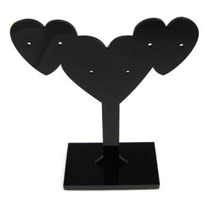 Black Jewelry Earring Display Carrier, 1set(3pcs): 7.5x8cm, 7.5x10cm, 7.5x12cm