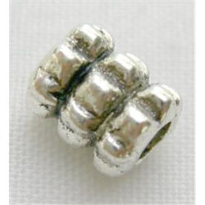 Tibetan Silver Spacer Non-Nickel, 6mm length, 5mm dia