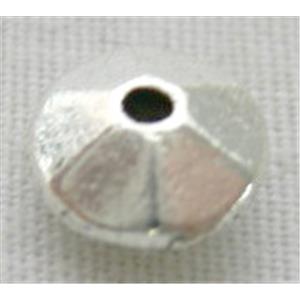 Tibetan Silver Saucers Non-Nickel, 5.8mm dia