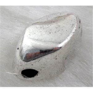 Tibetan Silver Twist Spacers Non-Nickel, 6x7x12mm
