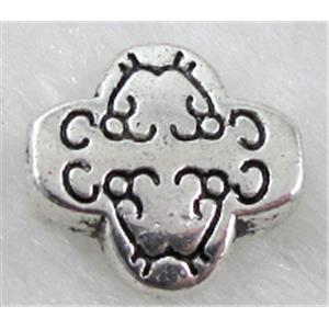 Tibetan Silver Spacers Non-Nickel, 11x11mm,3mm thin