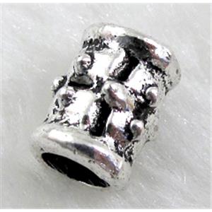 Tibetan Silver Spacer Non-Nickel, 9x12mm, hole:6mm