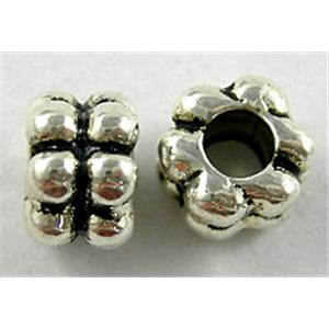 Tibetan Silver Spacer Non-Nickel, 7mm dia