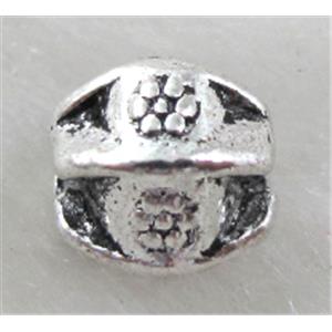 Tibetan Silver Spacers Non-Nickel, 8mm dia
