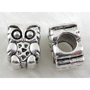 bead, Tibetan Silver Spacer Non-Nickel, 13x10mm, hole:4.5mm