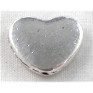 Tibetan Silver Heart Spacer Non-Nickel, 13.5x11mm