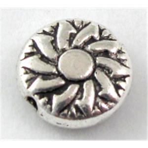Tibetan Silver Spacers Non-Nickel, 11mm dia