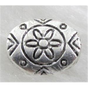 Tibetan Silver Spacers Non-Nickel, 9x11mm,3mm thin