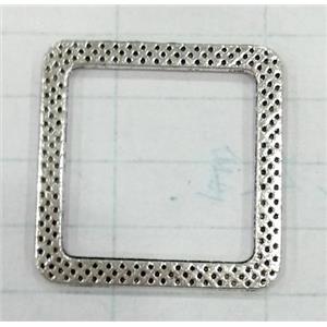 tibetan silver ring connector non-nickel, approx 30x30mm