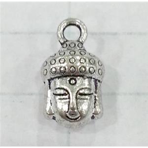 tibetan silver buddha pendants non-nickel, approx 8x14mm