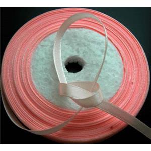 Satin Ribbon cord, pink, 7mm wide,22m per roll